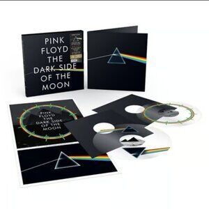 Pink Floyd Dark Side Of The Moon 2-LP ~ Ltd Ed 180g Color + UV Printing + Poster